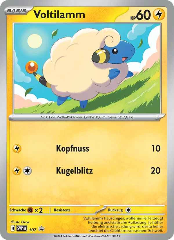 Karte Voltilamm aus SVP Black Star Promos, Nummer 107/225