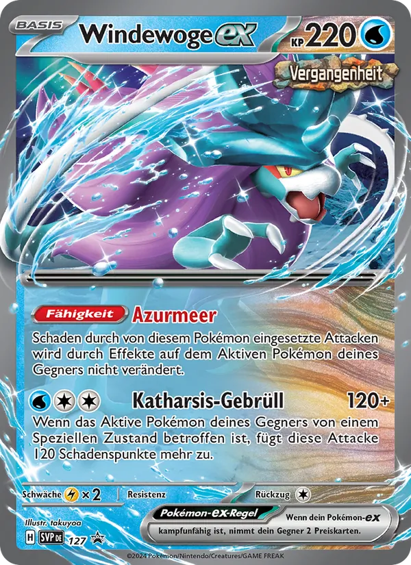 Karte Windewoge-ex aus SVP Black Star Promos, Nummer 127/225