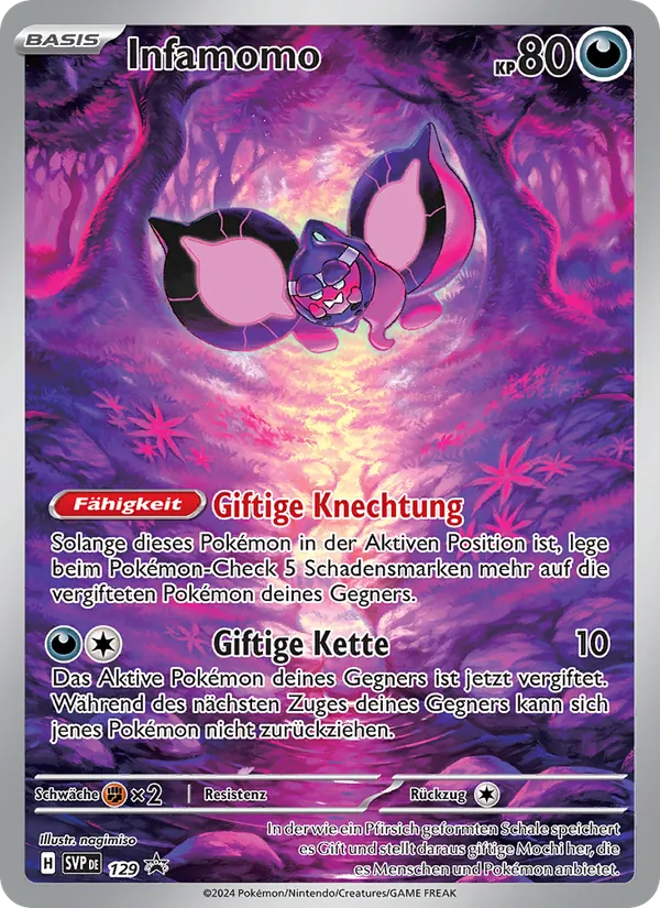 Karte Infamomo aus SVP Black Star Promos, Nummer 129/225