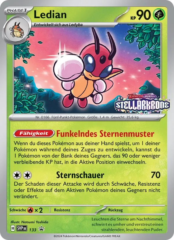 Karte Ledian aus SVP Black Star Promos, Nummer 133/225