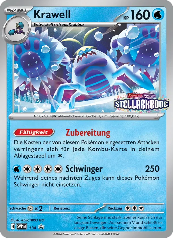 Karte Krawell aus SVP Black Star Promos, Nummer 134/225