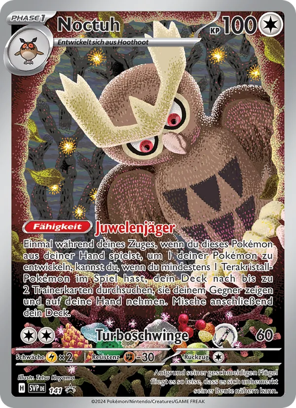 Karte Noctuh aus SVP Black Star Promos, Nummer 141/225