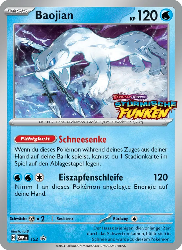 Karte Baojian aus SVP Black Star Promos, Nummer 152/225