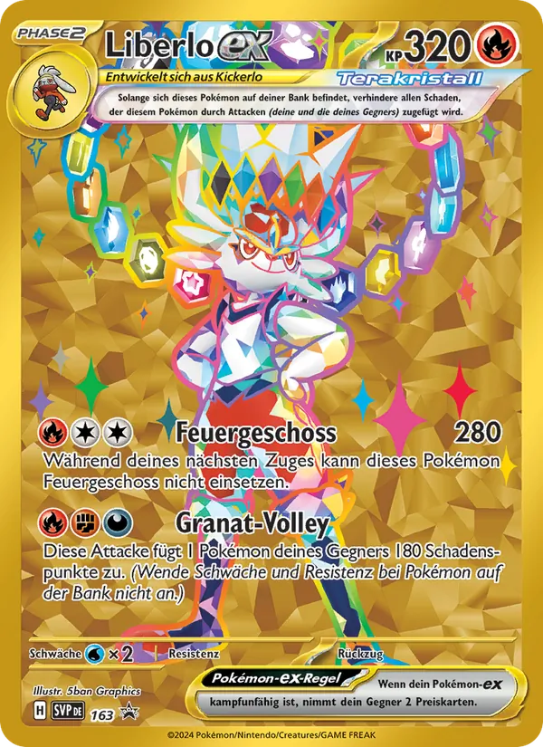 Karte Liberlo-ex aus SVP Black Star Promos, Nummer 163/225