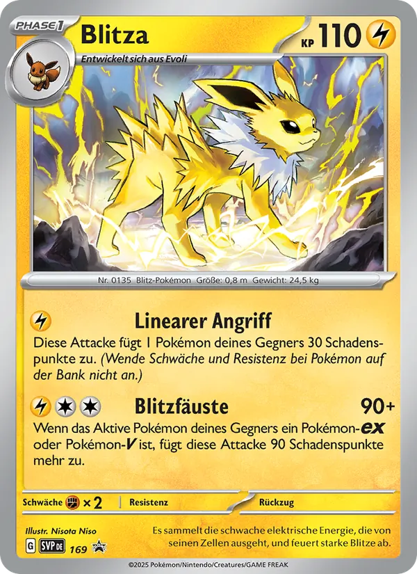 Karte Blitza aus SVP Black Star Promos, Nummer 169/225