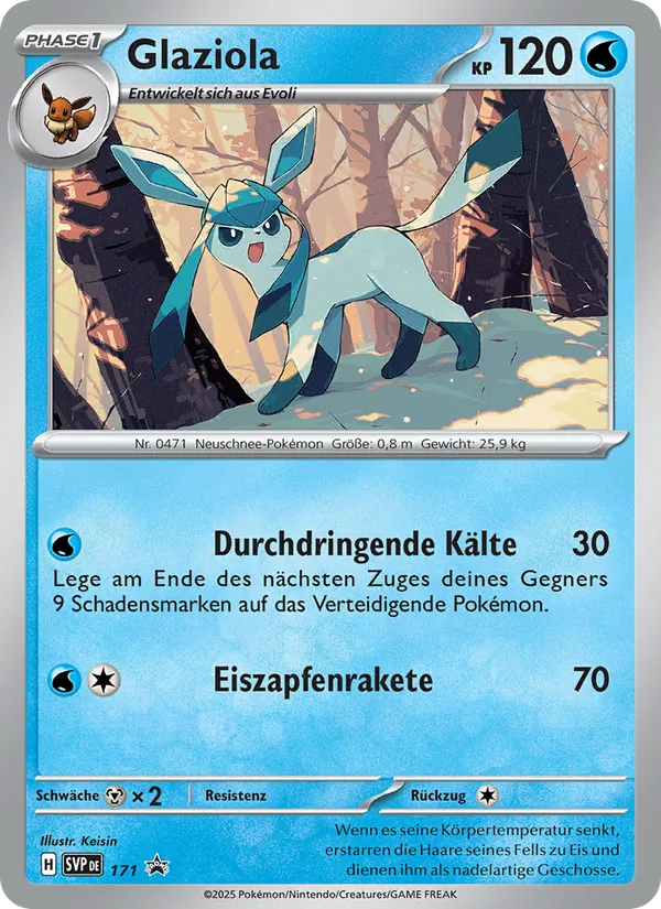 Karte Glaziola aus SVP Black Star Promos, Nummer 171/225
