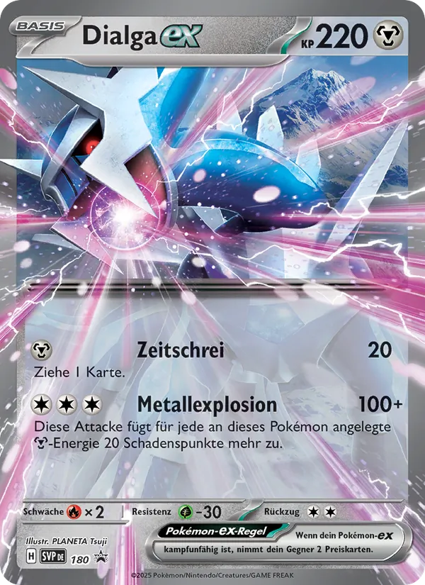 Karte Dialga-ex aus SVP Black Star Promos, Nummer 180/225