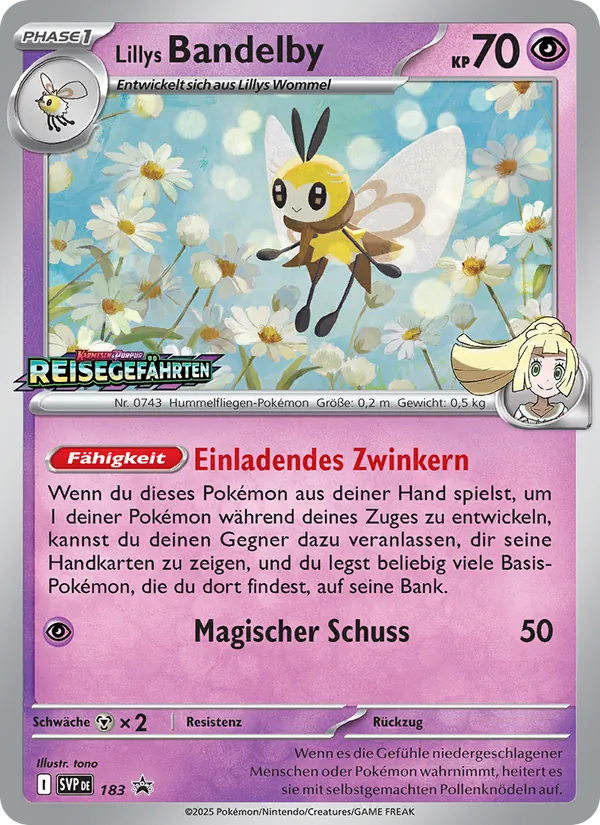 Karte Lillys Bandelby aus SVP Black Star Promos, Nummer 183/225
