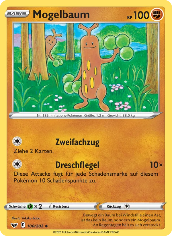 Karte Mogelbaum aus Schwert & Schild, Nummer 100/202