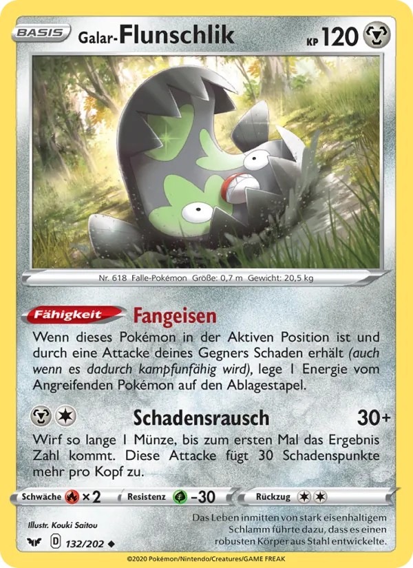 Karte Galar-Flunschlik aus Schwert & Schild, Nummer 132/202