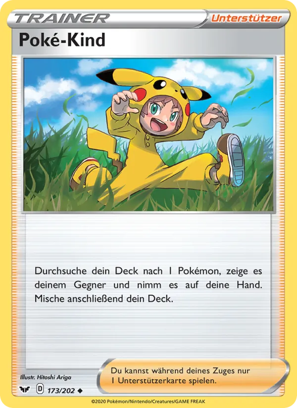 Karte Poké-Kind aus Schwert & Schild, Nummer 173/202