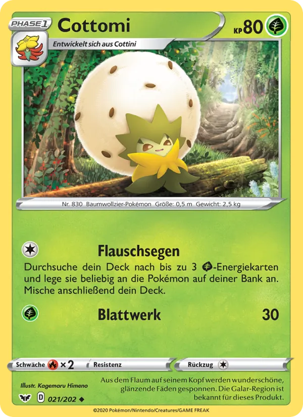 Karte Cottomi aus Schwert & Schild, Nummer 21/202