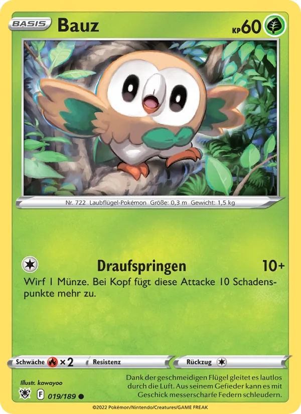 Karte Bauz aus Astralglanz, Nummer 019/189