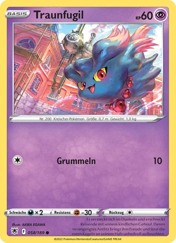 Karte Traunfugil aus Astralglanz, Nummer 058/189