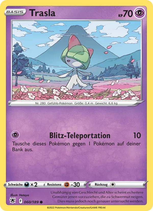 Karte Trasla aus Astralglanz, Nummer 060/189