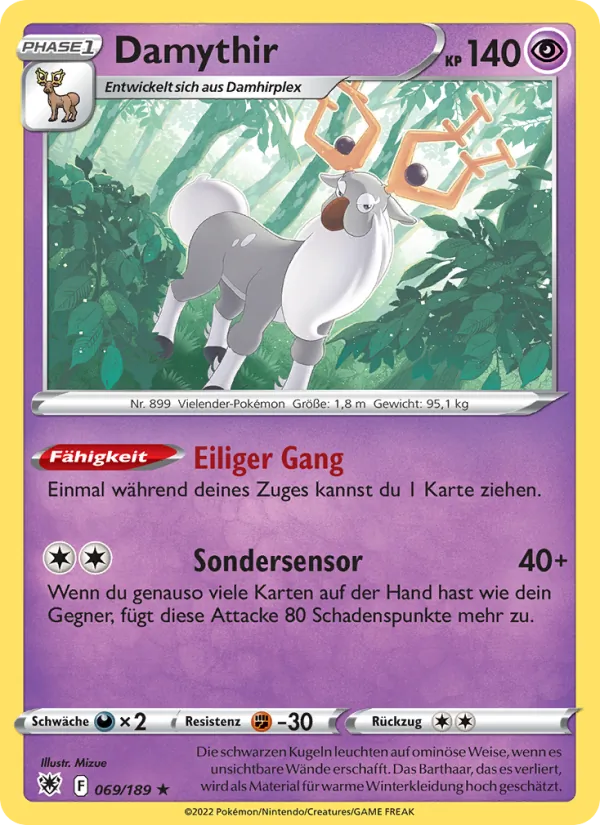 Karte Damythir aus Astralglanz, Nummer 069/189