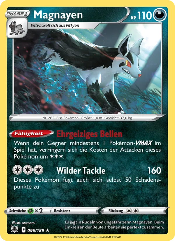Karte Magnayen aus Astralglanz, Nummer 096/189