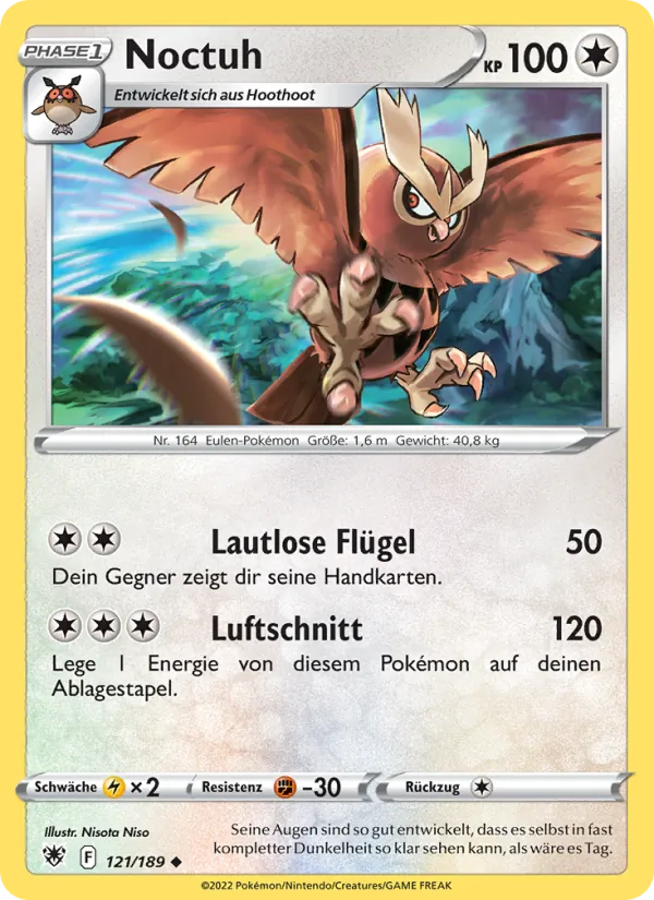 Karte Noctuh aus Astralglanz, Nummer 121/189