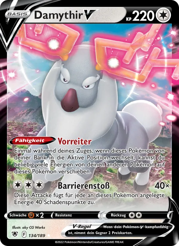 Karte Damythir V aus Astralglanz, Nummer 134/189