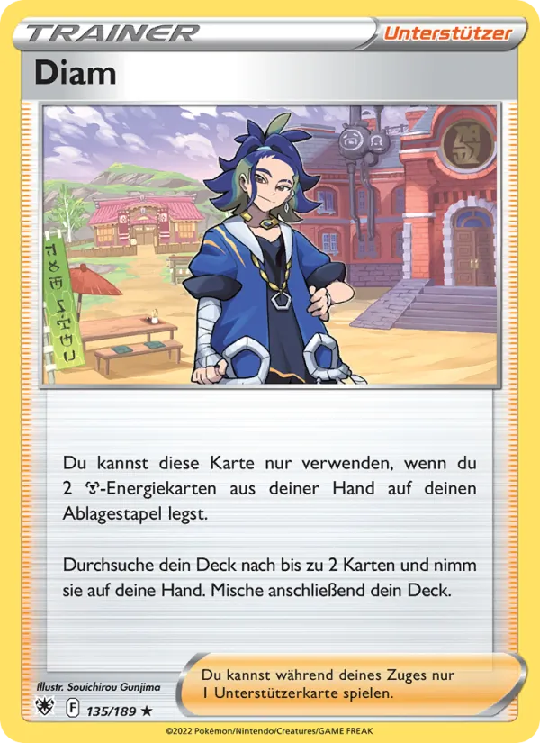 Karte Diam aus Astralglanz, Nummer 135/189