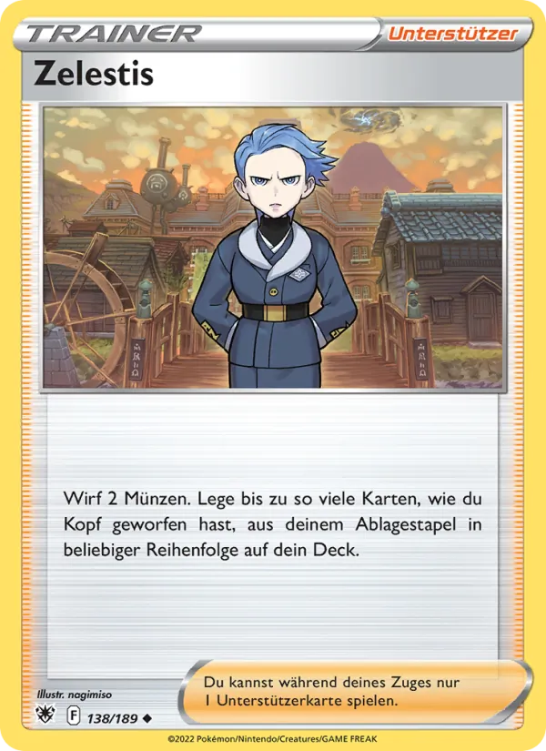 Karte Zelestis aus Astralglanz, Nummer 138/189