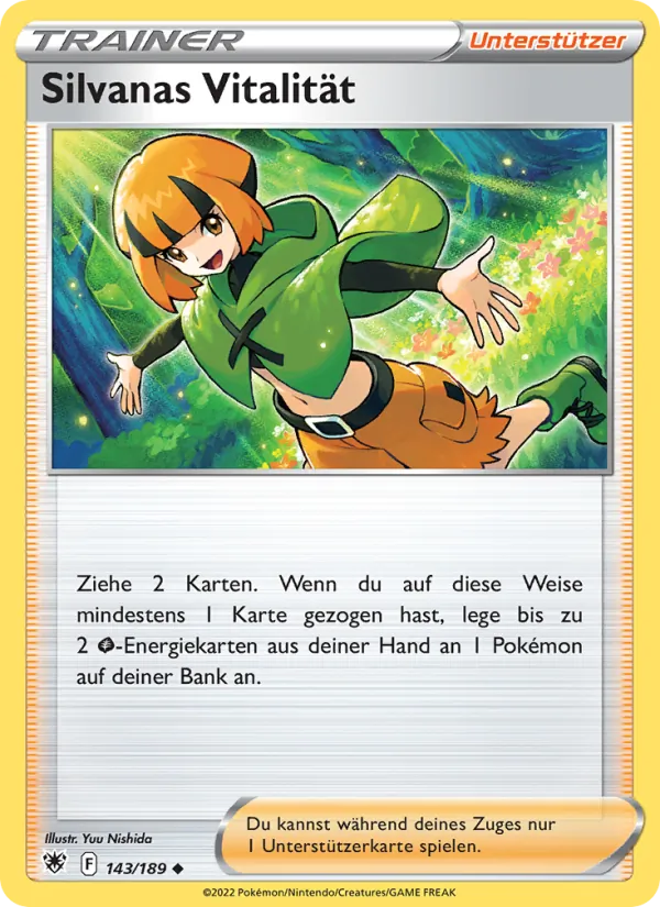 Karte Silvanas Vitalität aus Astralglanz, Nummer 143/189