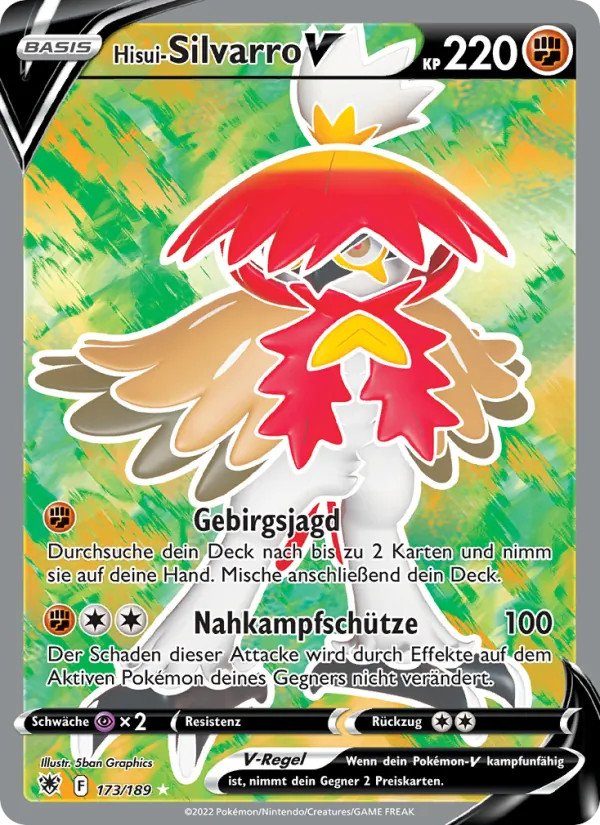 Karte Hisui-Silvarro V aus Astralglanz, Nummer 173/189