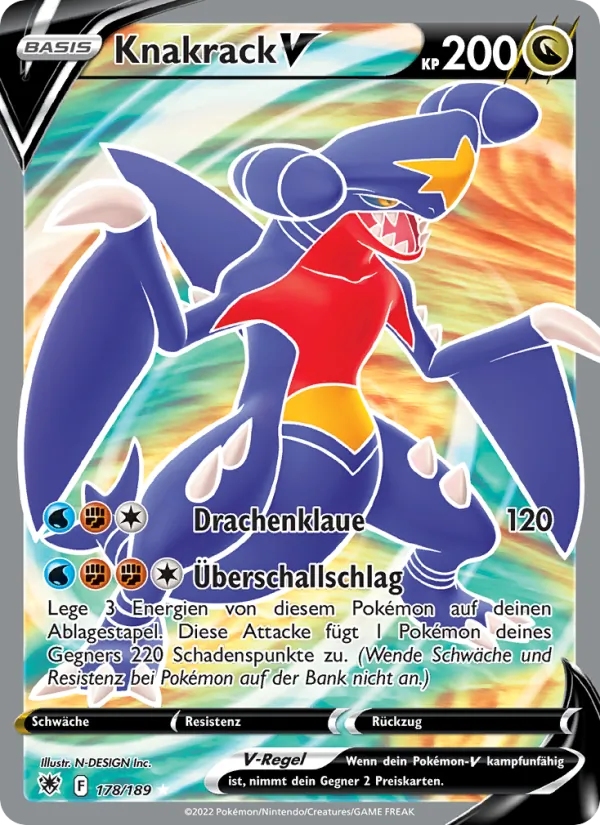 Karte Knakrack V aus Astralglanz, Nummer 178/189