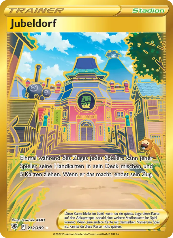 Karte Jubeldorf aus Astralglanz, Nummer 212/189