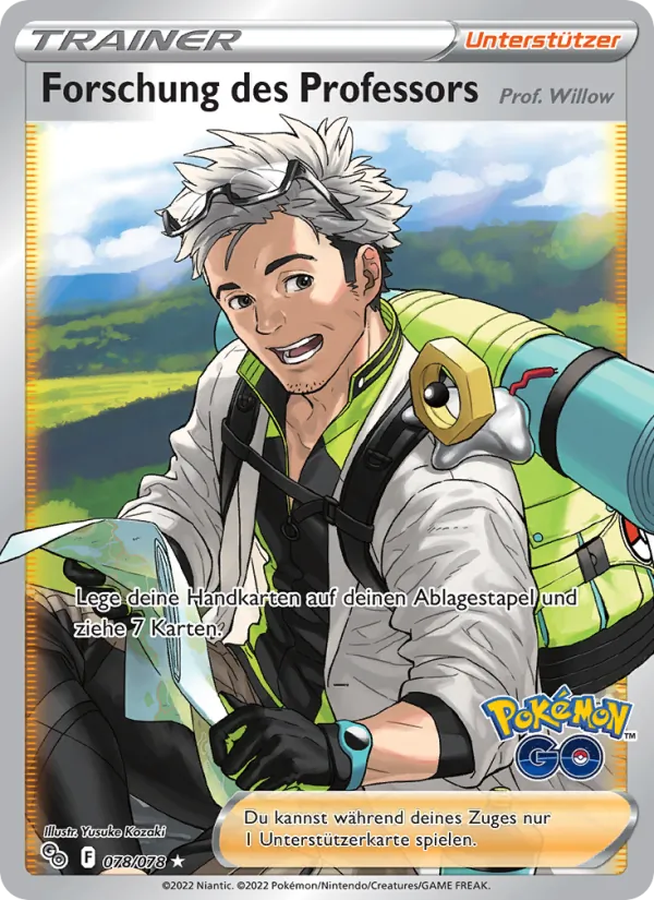 Karte Forschung des Professors aus Pokémon GO, Nummer 078/78