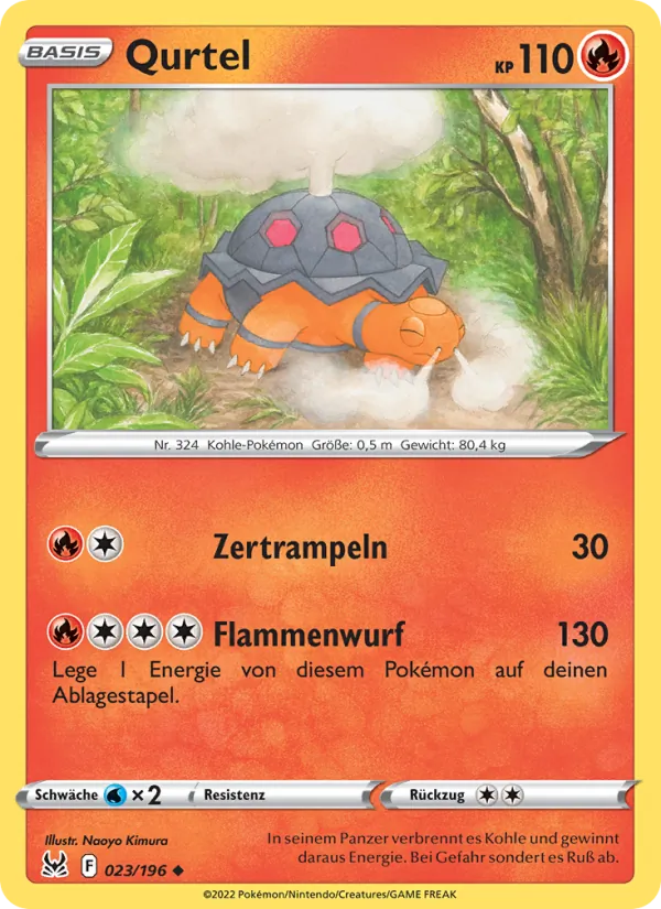 Karte Qurtel aus Verlorener Ursprung, Nummer 023/196