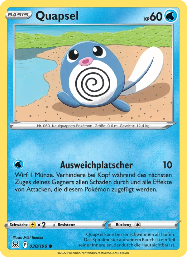 Karte Quapsel aus Verlorener Ursprung, Nummer 030/196