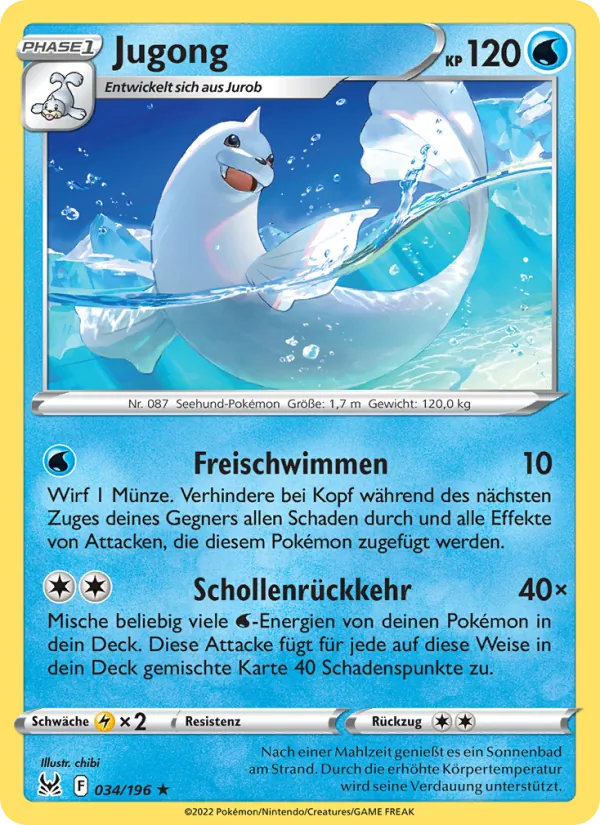 Karte Jugong aus Verlorener Ursprung, Nummer 034/196