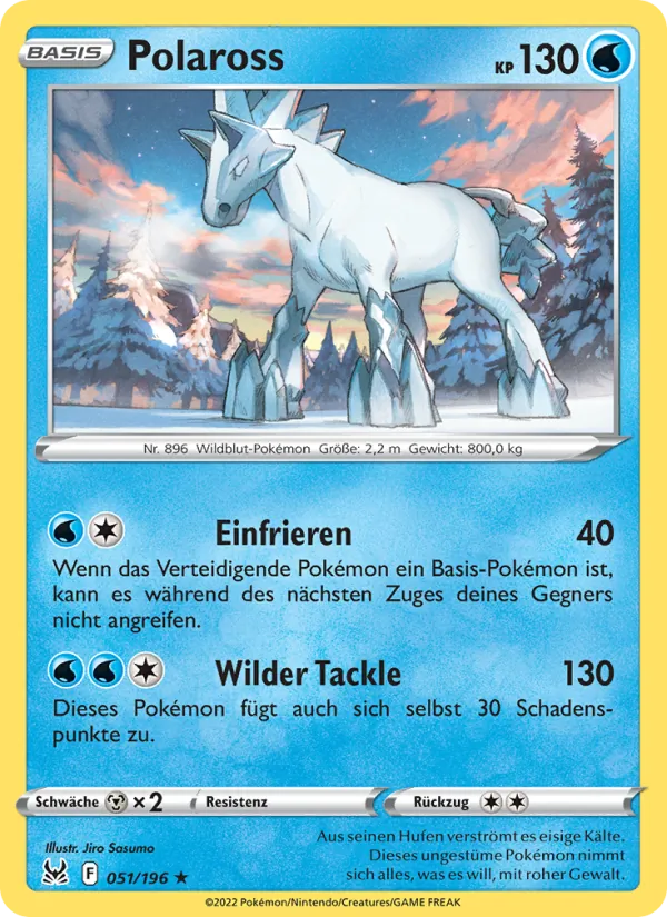 Karte Polaross aus Verlorener Ursprung, Nummer 051/196