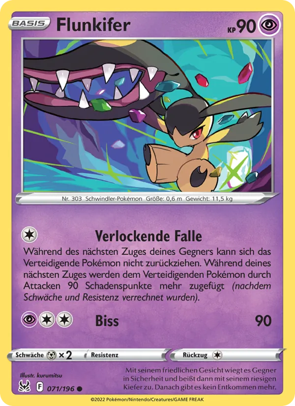 Karte Flunkifer aus Verlorener Ursprung, Nummer 071/196