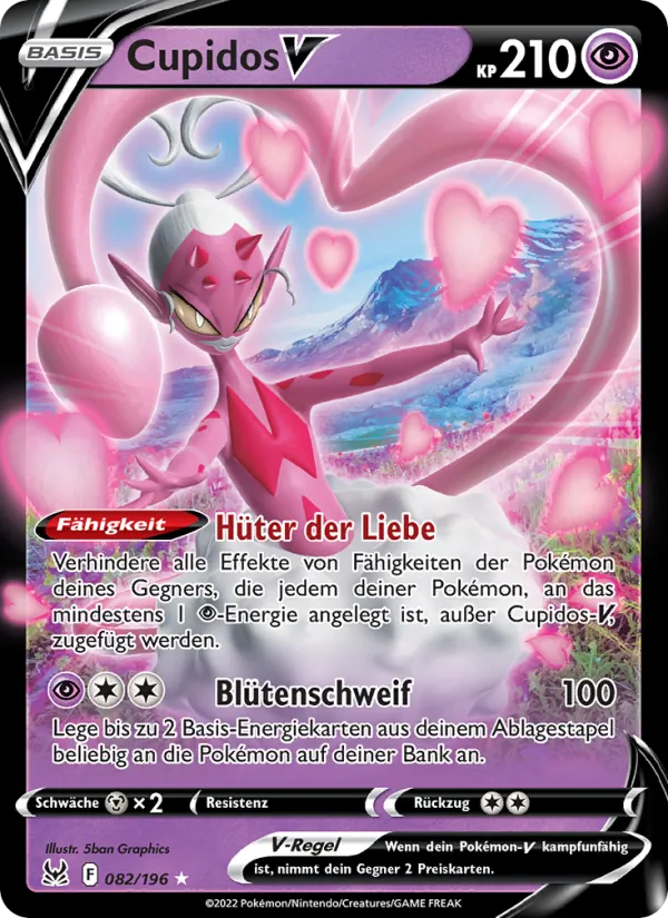 Karte Cupidos V aus Verlorener Ursprung, Nummer 082/196