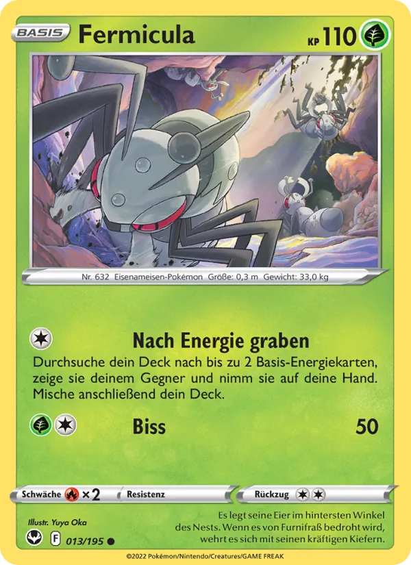 Karte Fermicula aus Silberne Sturmwinde, Nummer 013/195