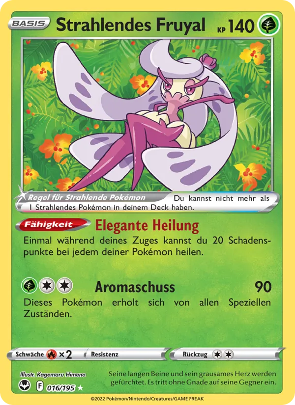 Karte Strahlendes Fruyal aus Silberne Sturmwinde, Nummer 016/195