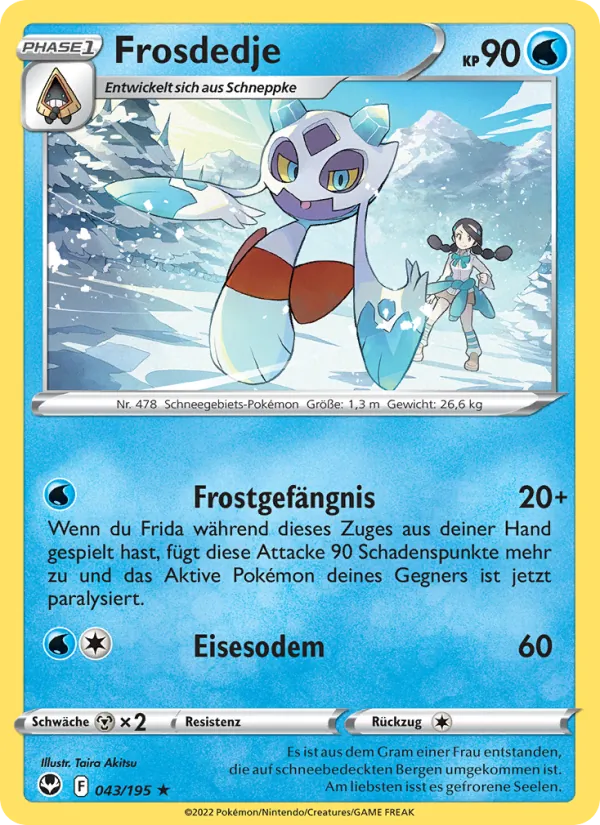 Karte Frosdedje aus Silberne Sturmwinde, Nummer 043/195