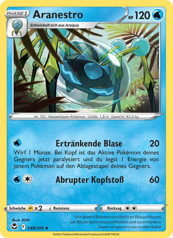 Karte Aranestro aus Silberne Sturmwinde, Nummer 048/195