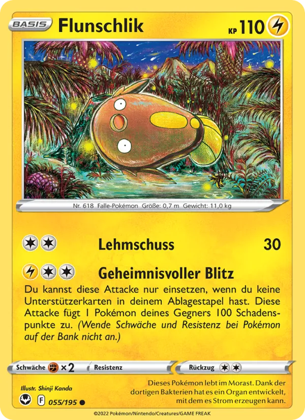 Karte Flunschlik aus Silberne Sturmwinde, Nummer 055/195