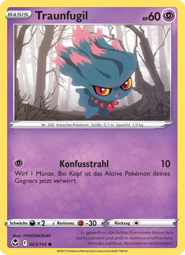 Karte Traunfugil aus Silberne Sturmwinde, Nummer 063/195