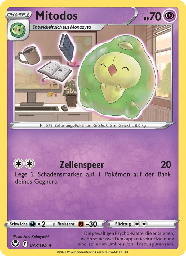 Karte Mitodos aus Silberne Sturmwinde, Nummer 077/195