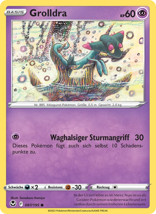Karte Grolldra aus Silberne Sturmwinde, Nummer 087/195