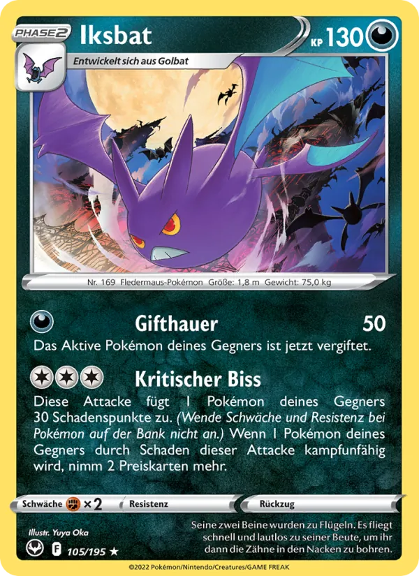 Karte Iksbat aus Silberne Sturmwinde, Nummer 105/195