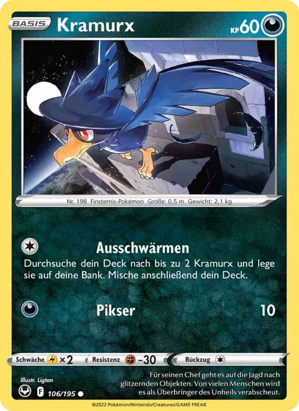 Karte Kramurx aus Silberne Sturmwinde, Nummer 106/195