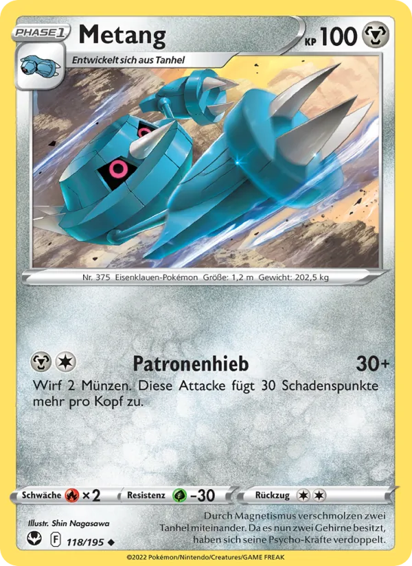Karte Metang aus Silberne Sturmwinde, Nummer 118/195