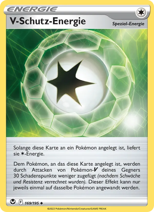 Karte V-Schutz-Energie aus Silberne Sturmwinde, Nummer 169/195