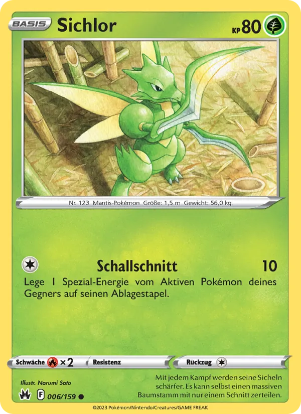 Karte Sichlor aus Zenit der Könige, Nummer 006/159