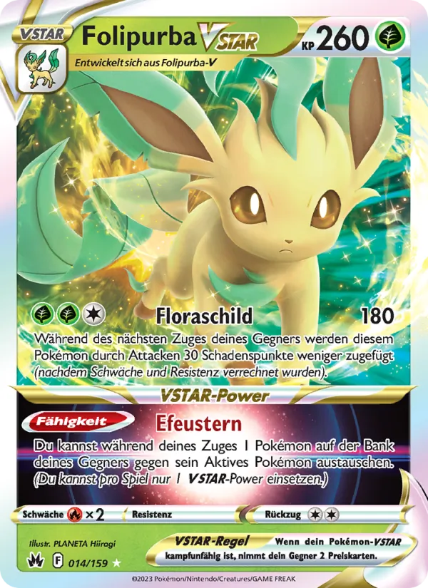 Karte Folipurba VSTAR aus Zenit der Könige, Nummer 014/159